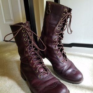 Burgundy Timberland Boots - Waterproof